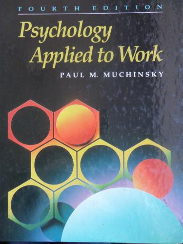 Psychology Applied to Work