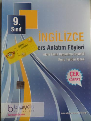 9. Sınıf İngilizce Ders Anlatım Föyleri