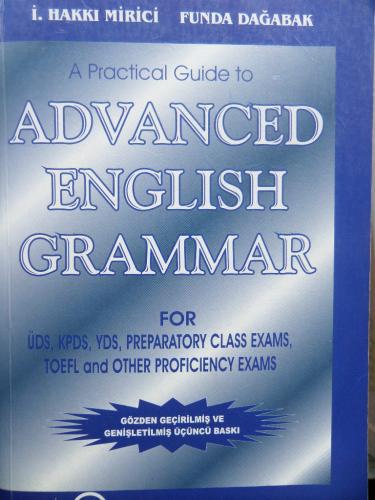 Advanced English Grammar İ. Hakkı Mirici