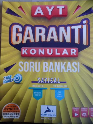 AYT Garanti Konular Soru Bankası Sayısal / 2 Kitap