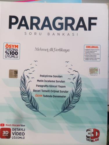 Paragraf Soru Bankası Mehmet Ali Yerlikaya