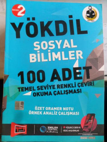 YÖKDİL Sosyal Bilimler 100 Adet Temel Seviye Renkli Çeviri Fuat Başkan