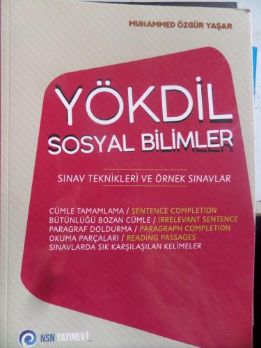 YÖKDİL Sosyal Bilimler Sınav Teknikleri ve Örnek Sınavlar Muhammed Özg