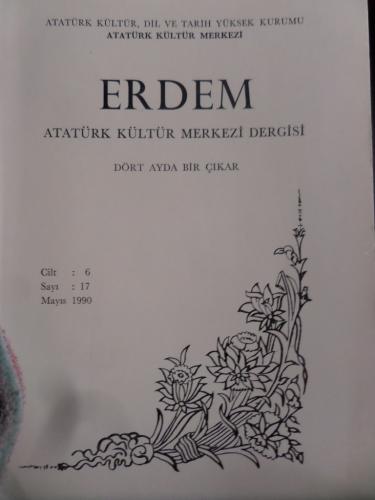 Erdem Atatürk Kültür Merkezi Dergisi 1990 / 17