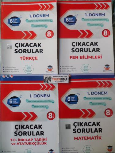 8. Sınıf Çıkacak Sorular 1. Dönem / 4 Adet