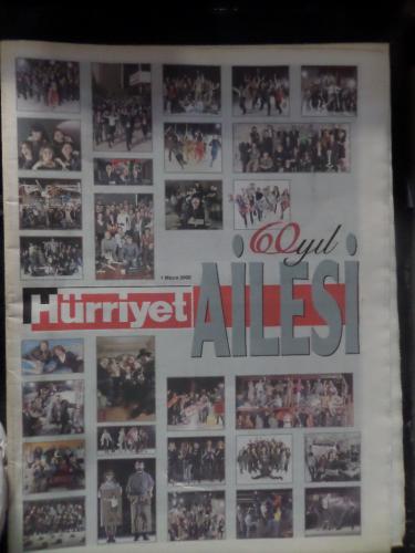 Hürriyet Gazetesi 1 Mayıs 2008 - 60 Yıl Hürriyet Ailesi