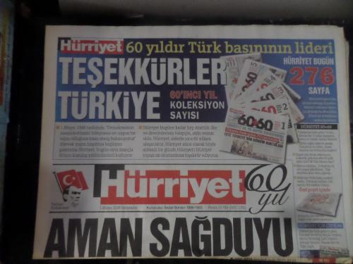 Hürriyet Gazetesi 1 Mayıs 2008 - Aman Sağduyu