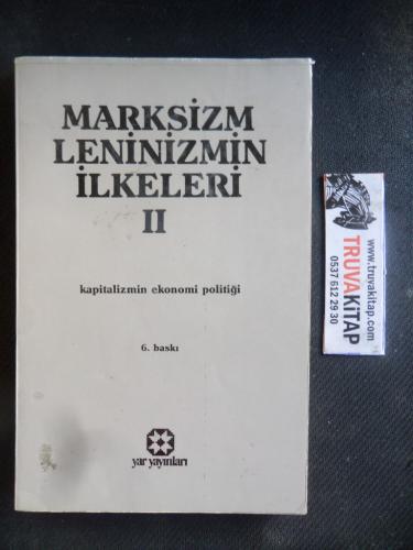 Marksizm Leninizm İlkeleri II