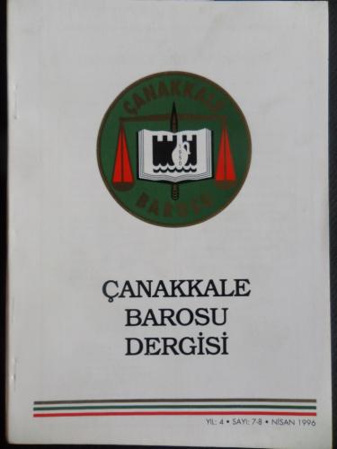 Çanakkale Barosu Dergisi 1996 / 7-8