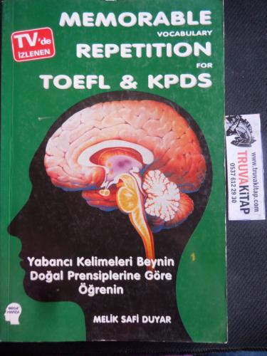 Memorable Vocabulary Repetition For TOEFL & KPDS Melik Safi Duyar