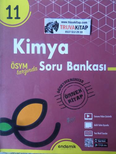 11. Sınıf Kimya Soru Bankası (Öğretmenimize Örnek Kitap