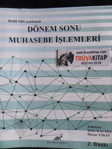 Dönem Sonu Muhasebe İşlemleri Halis Kalmış