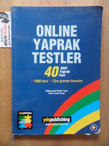 YDS Online Yaprak Testler Muhammed Özgür Yaşar