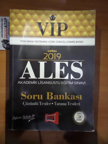 VİP - 2019 ALES SORU BANKASI - ÇÖZÜMLÜ TESTLER - TARAMA TESTLERİ