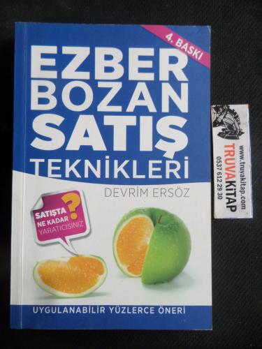 Ezber Bozan Satış Teknikleri Devrim Ersöz