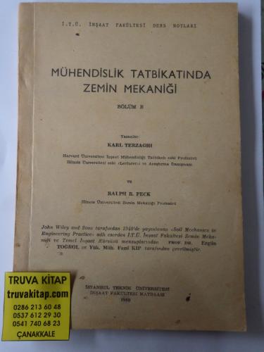 Mühendislik Tatbikatında Zemin Mekaniği Bölüm B Karl Terzaghi