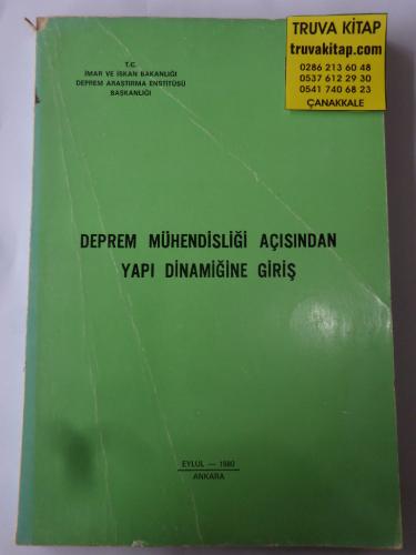 Deprem Mühendisliği Açısından Yapı Dinamiğine Giriş