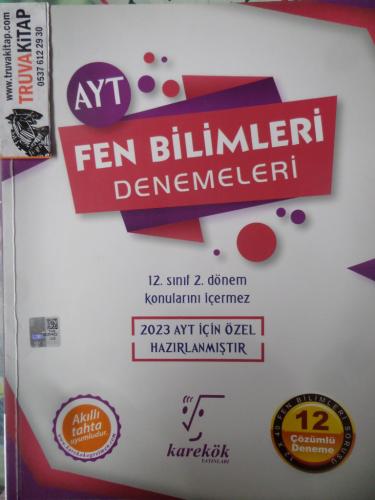 AYT Fen Bilimleri Denemeleri - 12 Çözümlü Deneme Metin Kurtarıcı