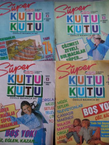 Süper Kutu Kutu Bulmaca 1992 / Sayı: 1-2-3-4