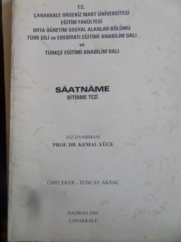 Saatname ( Bitirme Tezi )