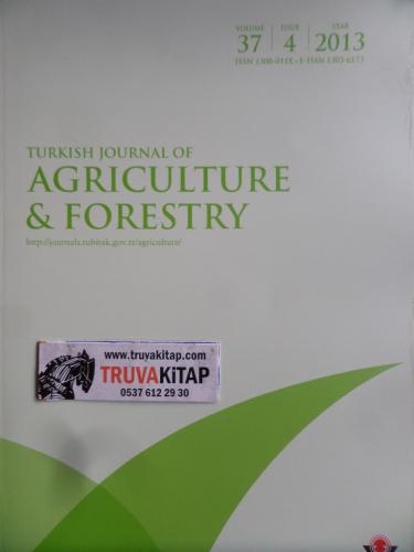 Turkish Journal Of Agriculture And Forestry 2013 / 37 - İssue 4