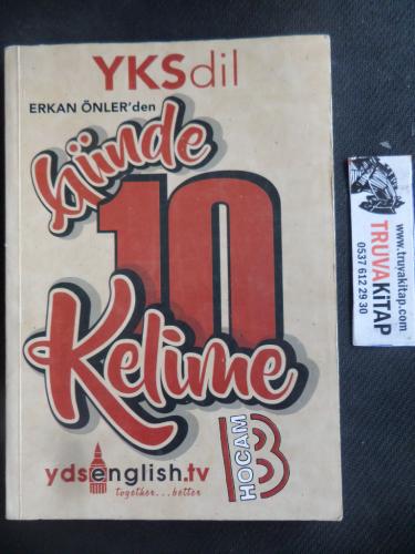 YKS Dil Erkan Önler'den Günde 10 Kelime