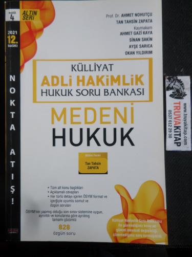 Külliyat Adli Hakimlik Hukuk Soru Bankası - Medeni Hukuk / Modül 4 Ahm