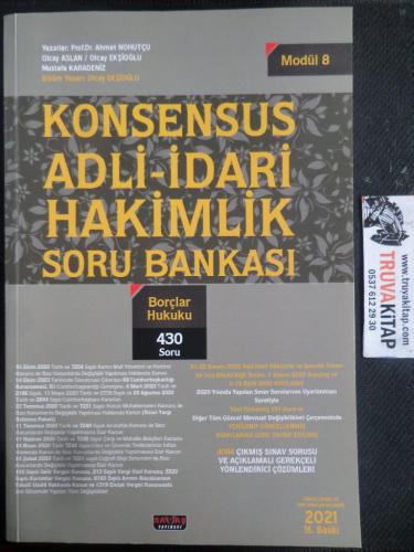 Konsensus Adli İdari Hakimlik Soru Bankası - Borçlar Hukuku / Modül 8 