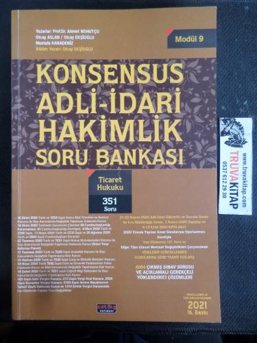 Konsensus Adli İdari Hakimlik Soru Bankası - Ticaret Hukuku / Modül 9 