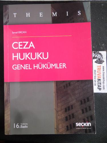 Themis Ceza Hukuku Genel Hükümler İsmail Ercan