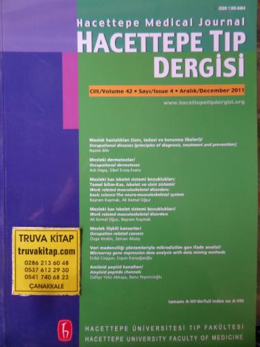 Hacettepe Tıp Dergisi 2011 / 4 - Volume 42