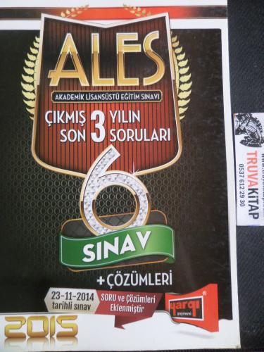 ALES Çıkmış Son 3 Yılın Soruları (6 Sınav + Çözümleri Hasan Can Oktayl