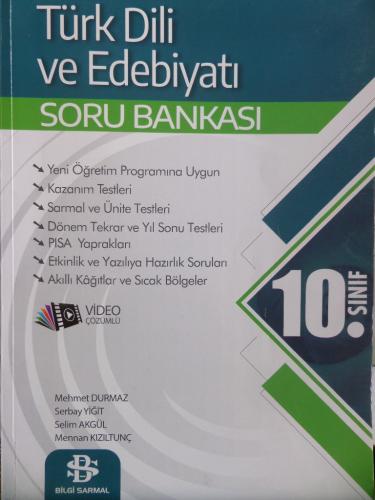 10. Sınıf Türk Dili Ve Edebiyatı Soru Bankası Mehmet Durmaz