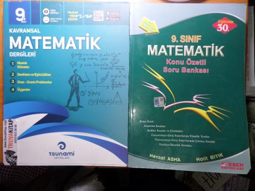 Üniversite Sınavlarına Hazırlık 9. Sınıf Matematik Kitapları / 2 Adet