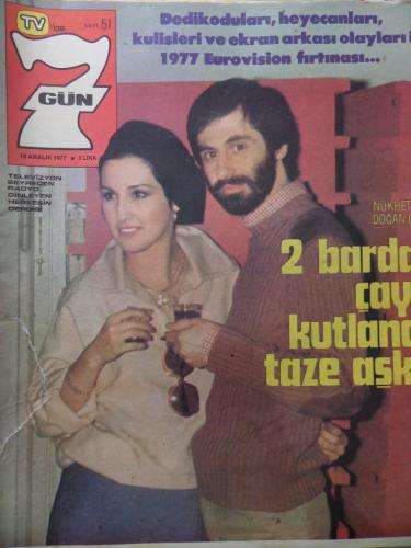 Tv'de 7 Gün 1977 / Sayı: 51 - Nükhet Duru, Doğan Canku