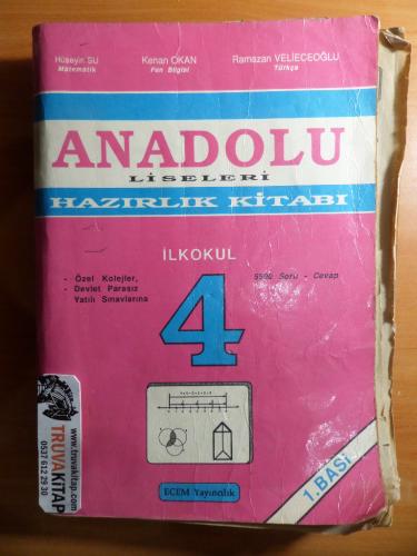 4. Sınıf İlkokul Anadolu Liseleri Hazırlık Kitabı İlkokul 4 Kenan Okan