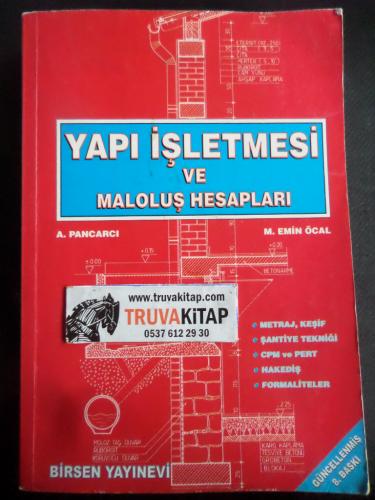 Yapı İşletmesi ve Maloluş Hesapları Ali Pancarcı