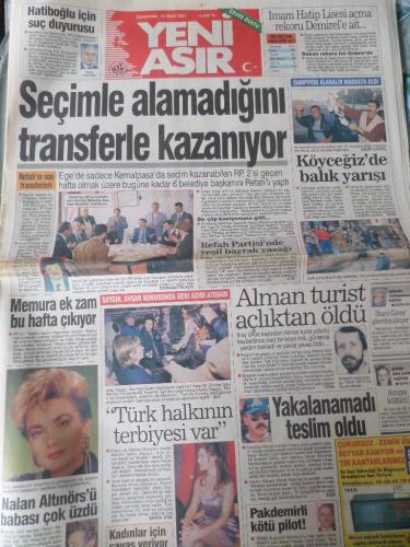 Yeni Asır Gazetesi 12 Mart 1997 - Seçimle Alamadığını Transferle Kazan