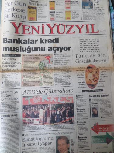 Yeniyüzyıl Gazetesi 23 Nisan 1995 - Bankalar Kredi Mısluğunu Açıyor