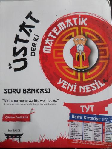 TYT Matematik Soru Bankası - Üstat Der Ki isa balcı