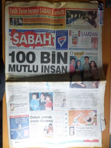 Sabah Gazetesi 9 Mayıs 1998 - 100 Bin Mutlu İnsan