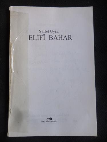 Elifi Bahar Saffet Uysal