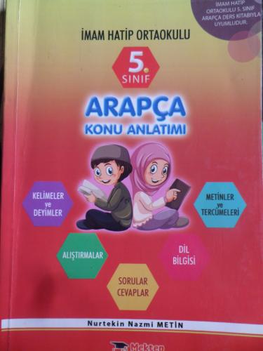 5. Sınıf Arapça Konu Anlatımlı Nurtekin Nazmi Metin