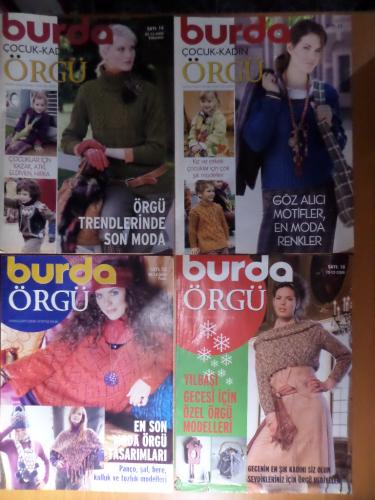 Burda Örgü 2009 / Sayı: 13 - 14 - 15 - 16 / 4 Adet