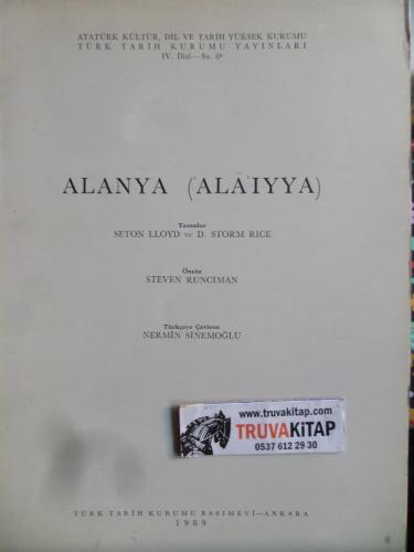 Alanya (Ala'ıyya) Seton Lloyd