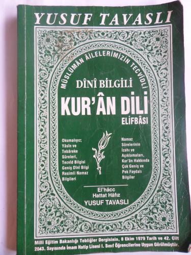 Din Bilgili Kur'an Dili Elifbası Yusuf Tavaslı