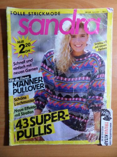 Tolle Strickmode Sandra / Heft 4 / 87 - C 9807