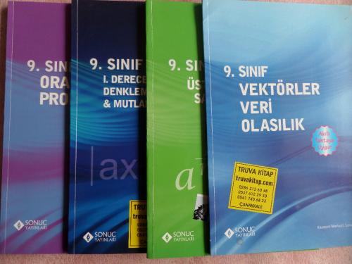 9. Sınıf Matematik Kazanım Merkezli Soru Kitapçıkları / 4 Adet