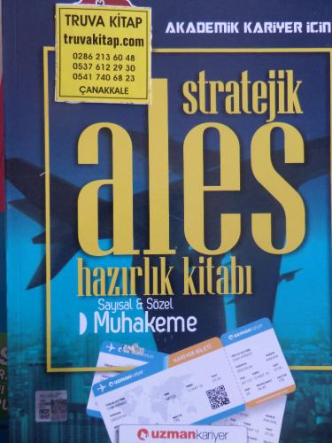 Stratejik Ales Hazırlık Kitabı Muhakeme - Sayısal & Sözel Ali Kaya