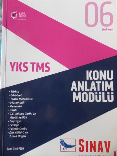 YKS TMS Konu Anlatım Modülü 06